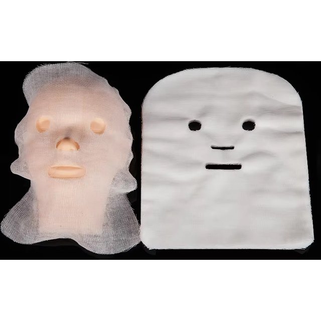 100pcs/bag Face Gauze Mask Disposable Facial Mask Paper Highly Water Absorption Non-Irritating Face Gauze Masks DIY Beauty Tools