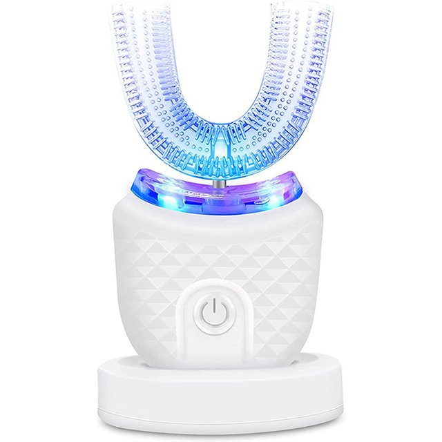 Wireless Silicone Electric Toothbrush 360 Degrees Automatic Ultrasonic U Shaped Travel Home Use Teeth brush