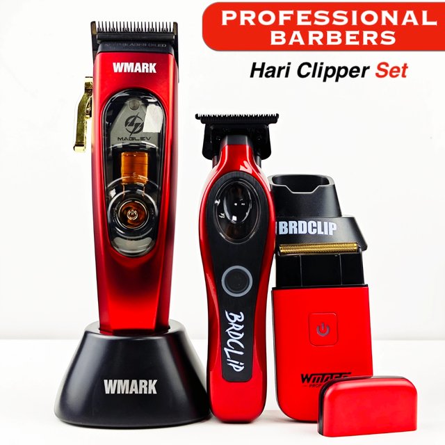 WMARK Professional Electric Hair Clipper NG-9004 BRDCLIP M3T Hair Trimmer Electric Shaver NG-7901 Barber Shop DLC Blade Machine
