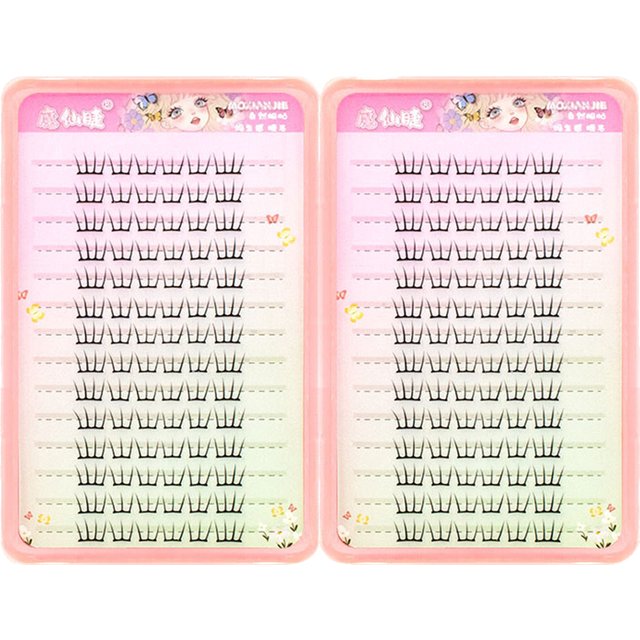 Korean Idol False Eyelashes Wispy Dense ACE Comics Artificial Eyelash Makeup Tool Girls Natural Enlarge Your Eyes Large Capacity