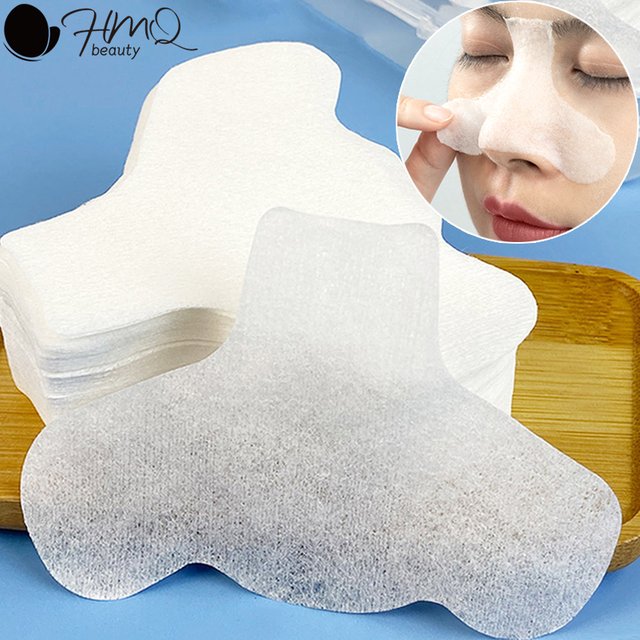 Masque nasal jetable en papier, patchs nasaux hydratants pour l'élimination des points noirs, cosmétique, compresse humide, masque Facial, outils de soins de la peau, 100 pièces