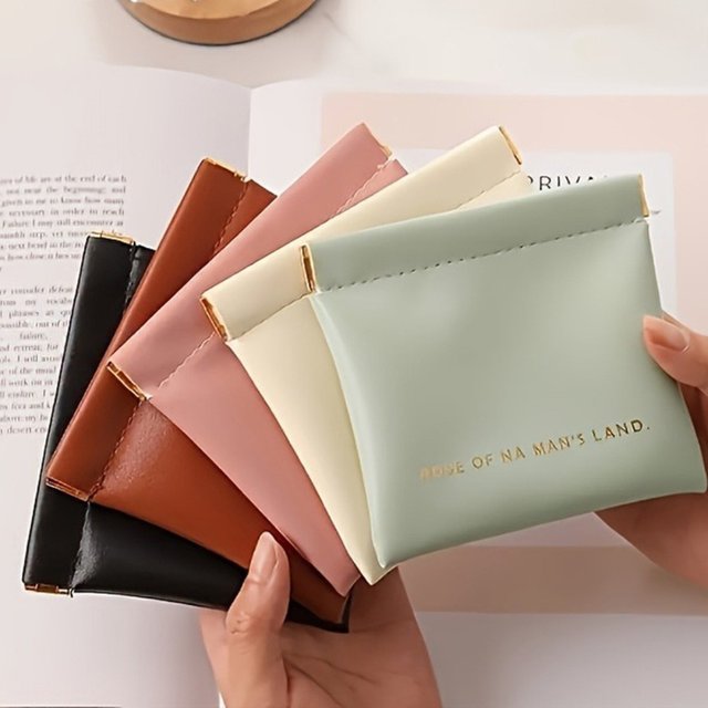 Women Magnetic Closure Wallet Mini Multi-Color Organizer Purse Small Storage Bag Travel Storage with For Lipstick Coins Pouch