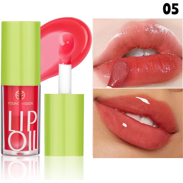 YOUNG VISION Transparent Lip Oil 6 Colors Available for Lip Moisturizing Lip Oil, Lip Enriching Lip Protection, Lipgloss