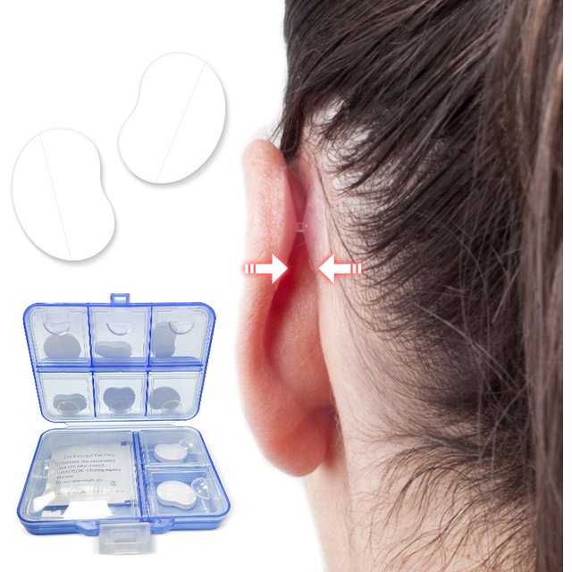 2/4/6/8Pcs Ear Correctar Tape Ear Correctar Fixer Cosmetic Ear Stickers Like Elf Ears Stretched Ears Ear Correctar Tool