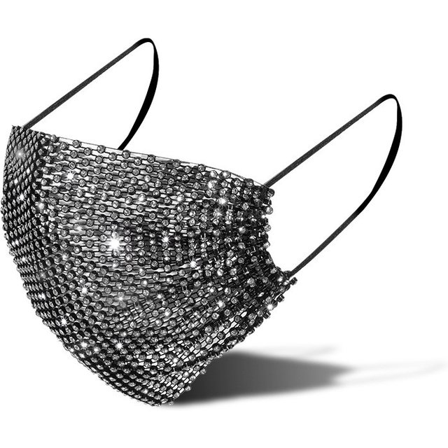 Masque facial élastique réutilisable avec biscuits pour femmes, masques de Noël, bandana, bijoux de fête, cosplay, décor facial, mode