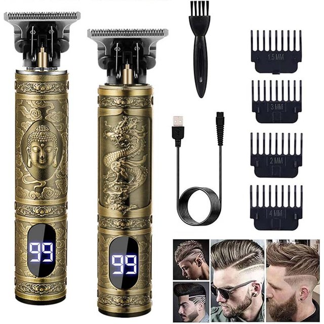 New Hair Clipper for men's Beard Shaver Professional Version of Wireless Electric Hair Trimmer Retro T9 Hair Cutting Machine