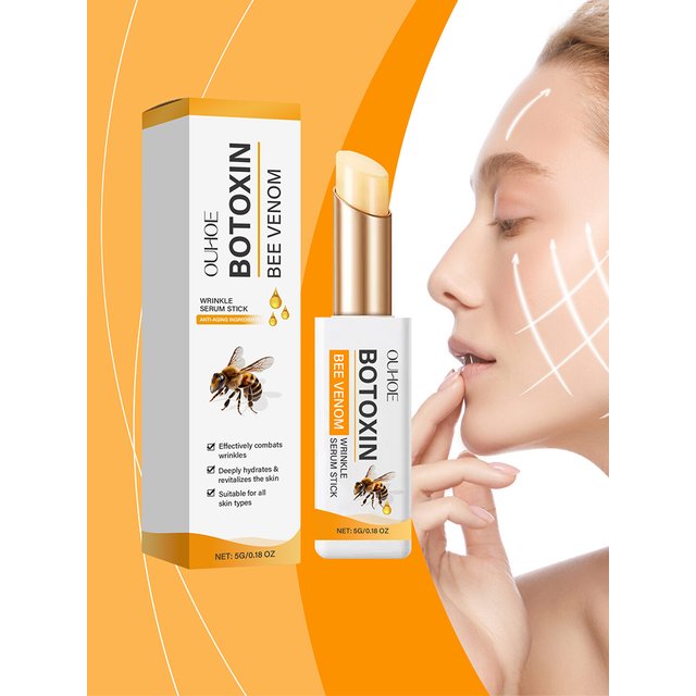 Bee Venom Anti Wrinkle Stick Face&Eye Cream Firming Lifting Reduce Dark Circles Puffiness Eye Bags Smoothing Fine Lines Skincare
