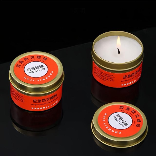 Bougies à combustion longue, 1 pièce, non parfumées, coupe-vent, lanternes lumineuses pour randonnée, Camping, catastrophe, tente extérieure pour la maison