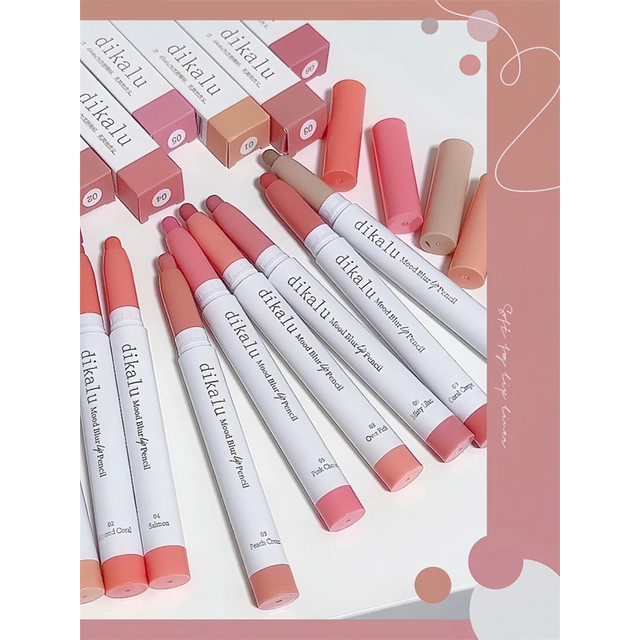 Waterproof Matte Lipliner Pencil Nude Purple Lipstick Pen Matte Velvet Lip Liner Pen Contour Make Up Sexy Lasting Lips Cosmetics