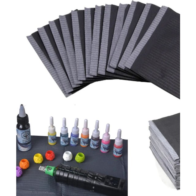 125Pcs Tattoo Clean Pad LASTJUDG Waterproof Tattoo Clean Pad For Permanent Makeup Tattoo Accessories Professional Tattoo Supplie