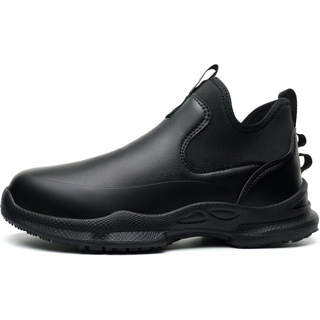 Chef Shoes Four Seasons Anti Slip Oil Resistant Business Casual Men's Work EVA Shoes Fashion Comfort Soft Soled Waterproof Shoes