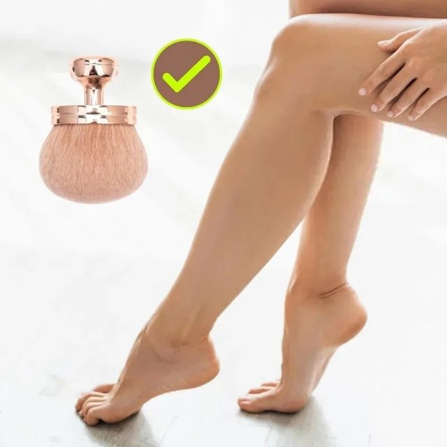 Foundation Brush Extra Large Body Makeup Brush for Self Tanner Bronzer Oval-shaped Flawless Kabuki