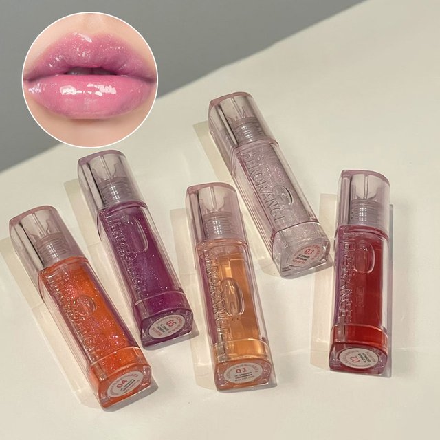 Herorange Lip Oil: Hydrating and Moisturizing, Korean-Style Color-Changing and Fine Glitter, Reduces Lip Lines and Prevents Chapping, Water Gloss and Plump Lips. A Must-Have in Winter and a Great