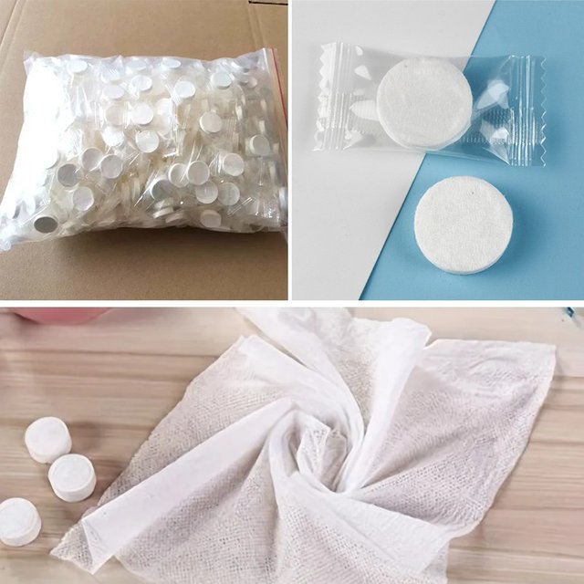 Compressed Towel Bath Towel Portable Disposable Face Wash Facial Cleanser Soft Compressed Non-woven Fabric Harmless Beach Towel