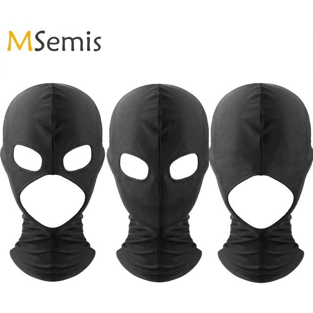 Masque facial complet 1/2/3 trous cagoule casquette tête capuche femmes hommes masque Halloween Cosplay fête chapeau hommes jeu armée tactique masque facial