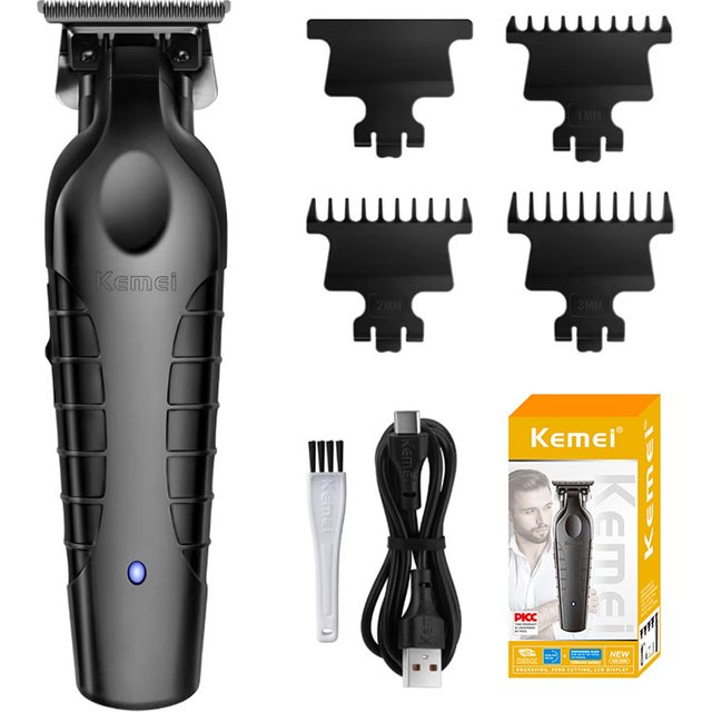 Kemei 2299 Electric Hair Clippers Man Professional Cordless Hair Trimmer Beard Shaper Tools Rechargeable Haircut Machine Carving