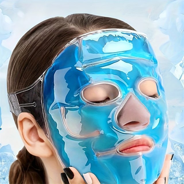 Reusable Gel Masks - Facial Care Ice Bags, Suitable for Both Hot And Cold Facial Treatments to Stress, Relaxation And Sleep Aid.