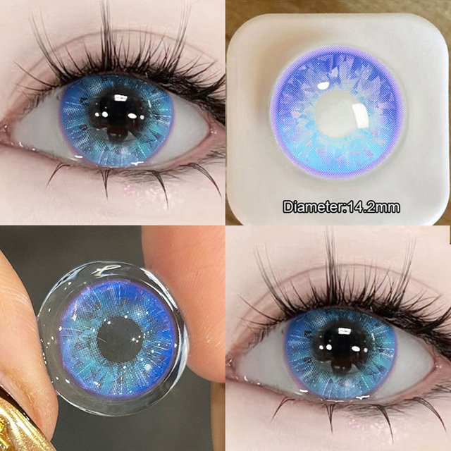 JeweLens Diamond Cosplay Nightclub Party Contact Lenses Luxury Cosmetic Softlens 14.2mm Fastshipping