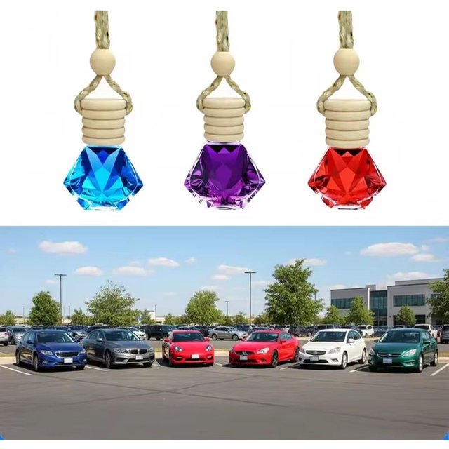 Pendentif de parfum de voiture comprenant des désodorisants d'huile essentielle, fournitures universelles de voiture, nouveauté, arôme automobile, parfum de voiture Amagi