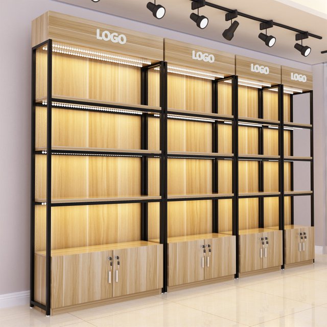 Cosmetics display rack Supermarket shelf Convenience store Snacks daily general merchandise samples Product storage Display cabi