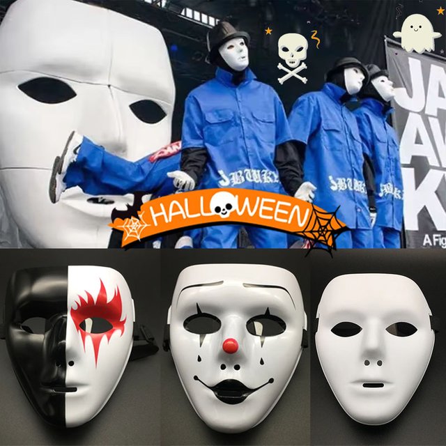 1/3/5/10PCS Halloween Masquerade Masks Hand-Painted Full-Face Masks Adult Masquerade Performance Prop