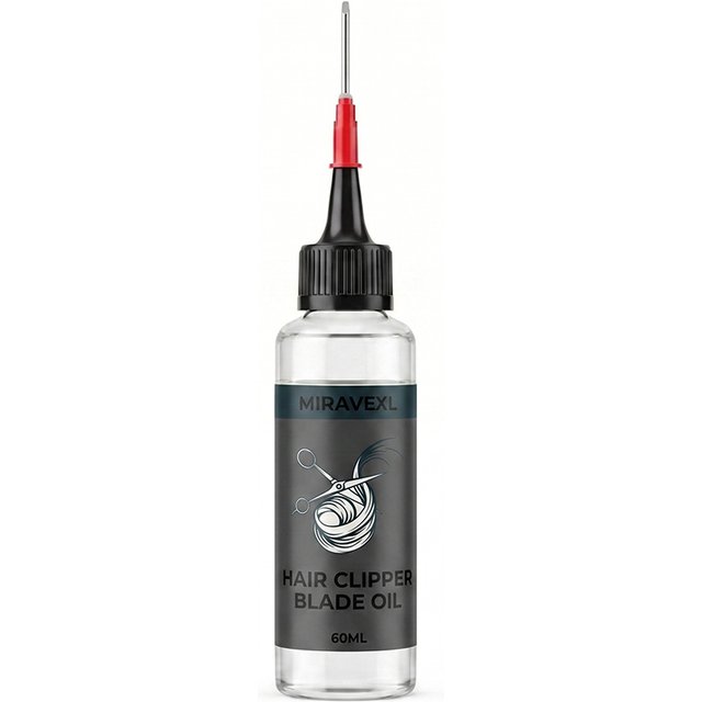 MIRAVEXL Hair Clipper Blade Oil - Anti-Rust Lubricant For Barber Trimmers, Shavers & Shears, Extends Blade Life, 60ml (2 Oz)