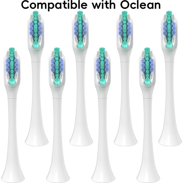 2/4/8/12pk Compatible with Oclean Electric Toothbrush Replacement Brush Heads, Toothbrush Head for Spark/Flow/X/Z1/F1/One/SE