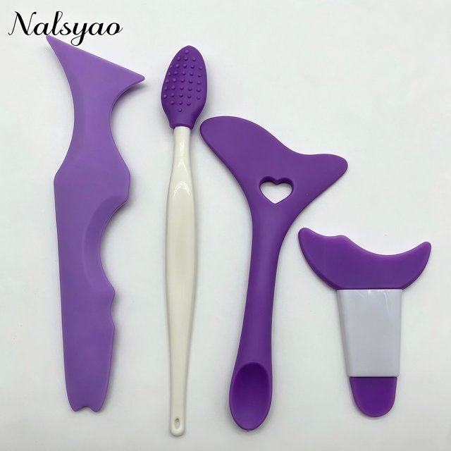Silicone Wing Tip Eyeliner Stencil Aid Reusable Makeup Tool for Perfect Cat Eye Eyeliner Pencil Guide