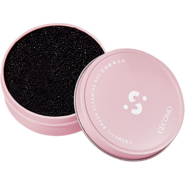 GECOMO Makeup Brush Cleaning Box Quick Clean Sponge Eyeshadow Brushes Dry Cleaner Cosmetic Wash Clean Powder Tool Accessories