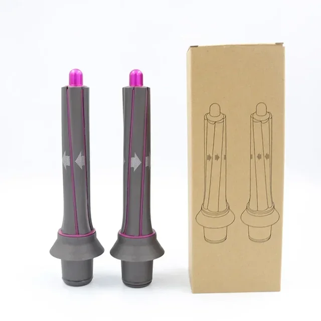 Automatic Curling Nozzle 30mm for Dyson Supersonic Hair Dryer Air Styler Attachment 2PCS Professional Styling Accessories