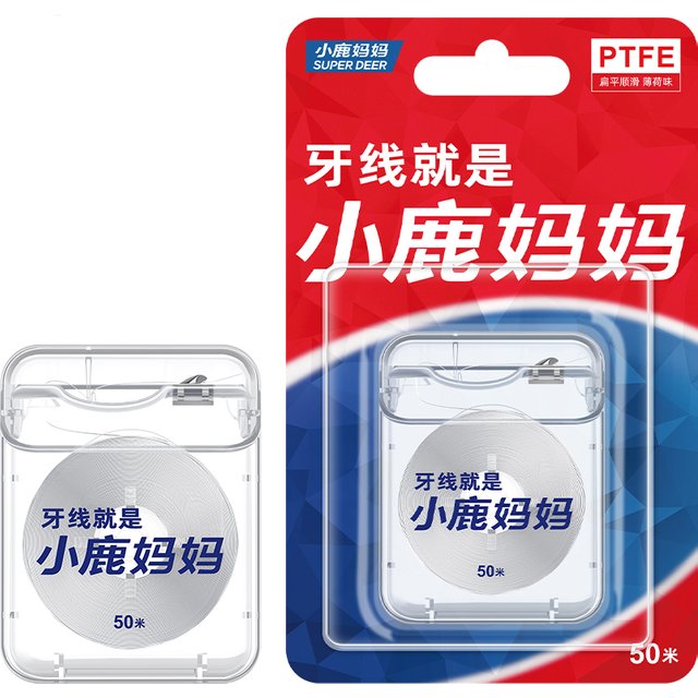 50/100m PTFE Floss Mint Flosser Flat Interdental Brush Teeth Stick Oral Hygiene Clean Wire Practical Health Oral Care