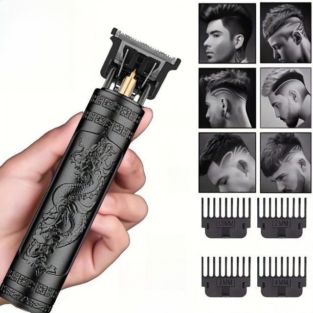2026 Portable Hair Cutting Machine T9 Vintage Hair Clipper USB Fast Charging Shaver Barber Cordless Hair Trimmer for men's Barbe