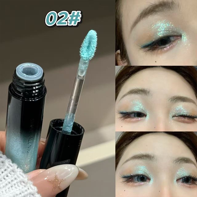 ART VALUE Glitter Liquid Eyeshadow Pearly Shimmer Eyeshadow Fine Shiny Eyes Makeup Charming Eyeliner Shadow Highlighter Cosmetic