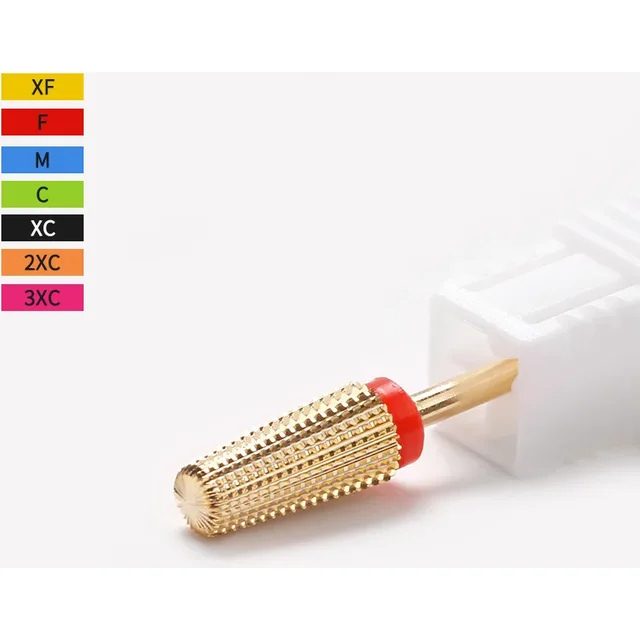 Diamond Nail Polishing Head Drill Bitsnail Russian Polishing Tools Milling Cutters for Removing Gel Varnish 1PC