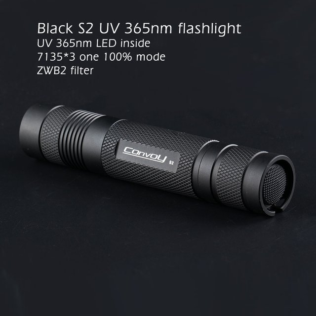 Convoy ltUV-Mini lampe de poche à LED, lampe torche EDC, lanterne ultraviolette haute puissance, lampe ultra-verre 18650, 365nm