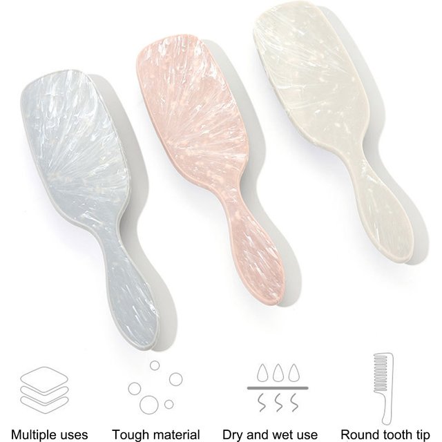 Peigne à coussin d'air Anti-noeud pour femmes, peigne de Massage à motif de marbre à la mode, accessoires de coiffure ménagers pour filles
