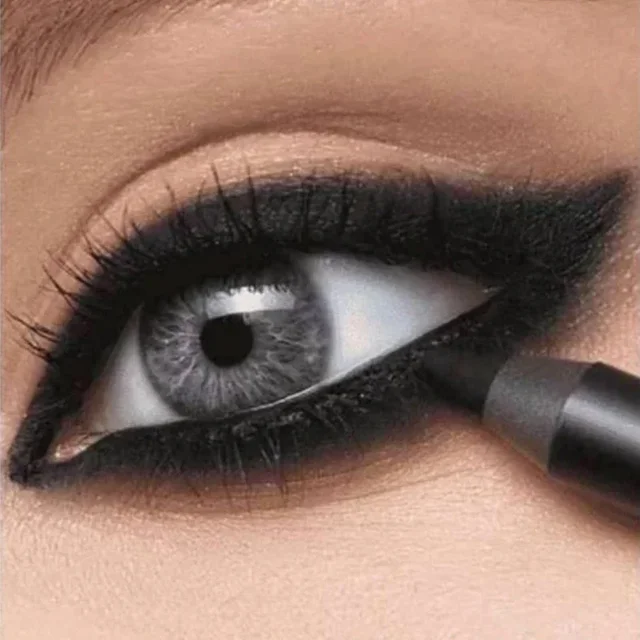 Crayon Eyeliner longue durée, Pigment coloré, imperméable, bleu, noir, blanc, stylo Gel, maquillage,