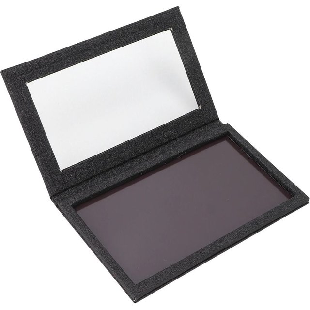 Large Size Eyeshadow Palette Glitter Matte Magnetic Base Magnetic Palette Window Cutout Clear Lid Magnetic Makeup Case
