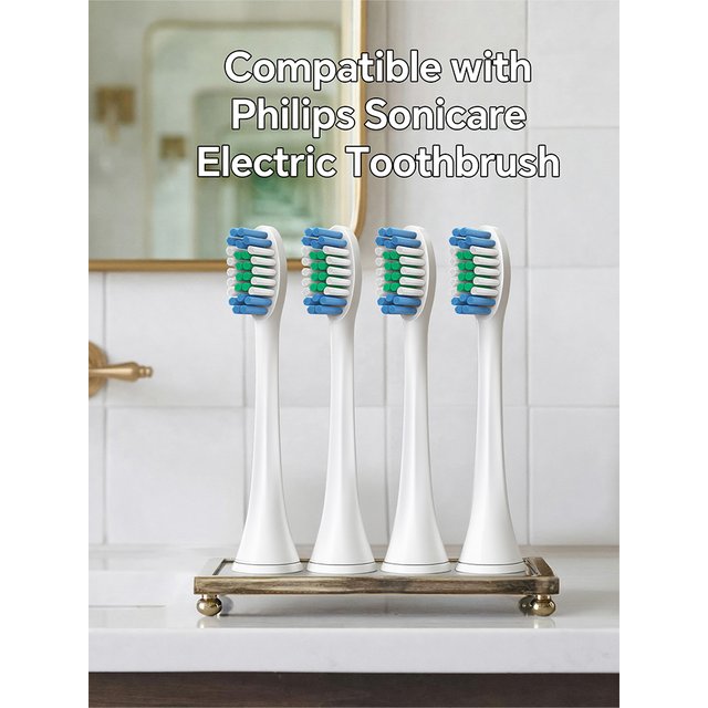 Professional Replacement Brush Heads Compatible with Philips Sonicare Electric Toothbrush, Toothbrush Head for 4100 7300 6500