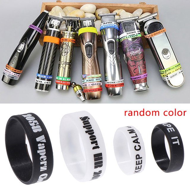 1 Pair Silicone Hair Clipper/Trimmer Grip Anti Slip Rubber Sleeve Rings
