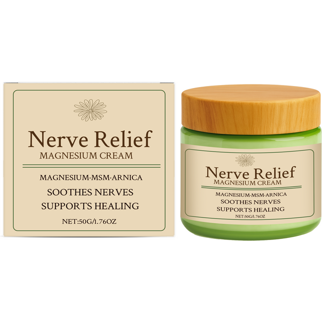 MSM Magnesium Body Cream Ease Muscle Soreness Soothe Nerve Discomfort Magnesium & Arnica Formula Hydrating Magnesium Cream 50g