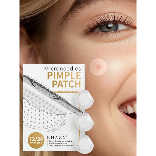 Micro Needle Pimple Patch Hydrocolloid Micropoint Pimple Patch For Acne Pimples Overnight, Invisible Acne Cover Patches SkinCare