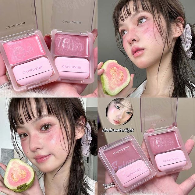 Yuanqi Blush Cream Is A Moisturizing And Evenly Pigmented Blush With Natural Light Swelling Color And Girlish Pink Blush
