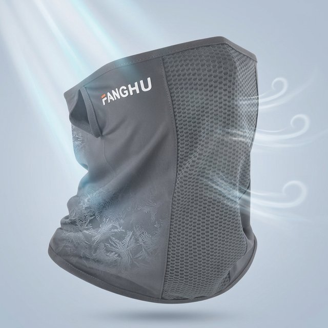 Sunscreen Face Cover UPF50+ Cooling Ice Silk Mask for Cycling Hiking Windproof Breathable UV Protection Outdoor masks