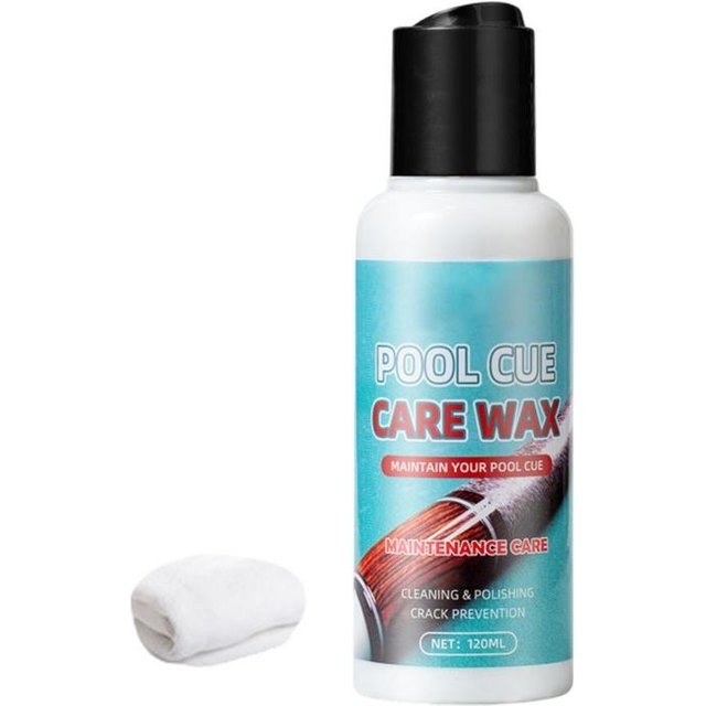 Billiard Cue Care Wax Cue Cleaning Oil for Restores Shine Deep Moisturizing,Portable Cue Stick Care Wax Cue Shaft Conditioner