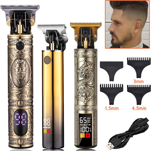 T9 Electric Hair Clipper for men Hair Cutting Machine USB Rechargeable Man Shaver Trimmer Barber Technical Beard Trimmer