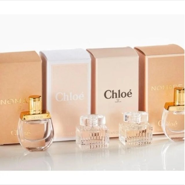 Chloé- Mini 4 Piece Gift Set: Nomade Eau de parfum (5ml) & Eau de parfum (5ml) & Nomade Eau de toilette (5ml) & Eau de toilette (5ml)
