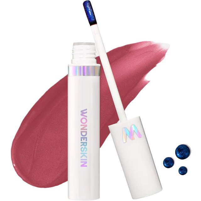 Wonderskin Peel Off Lip Stain, Reveal Lasting Waterproof Pink Gloss Tint, Transfer Proof, Non-stick Cup, Natural Cosmetics