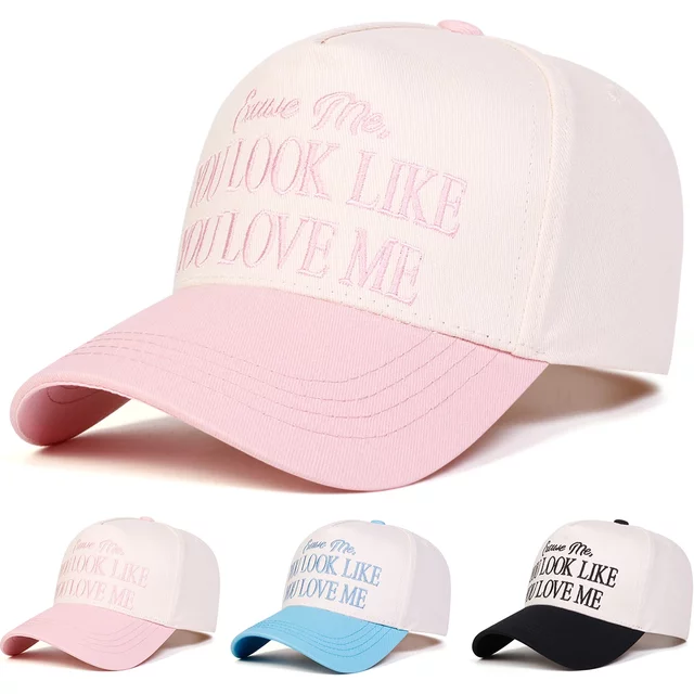 Unisex YOU LOVE ME Letter Embroidery Baseball Caps Spring Autumn Outdoor Adjustable Casual Hats Dad Hat Sunscreen Hat