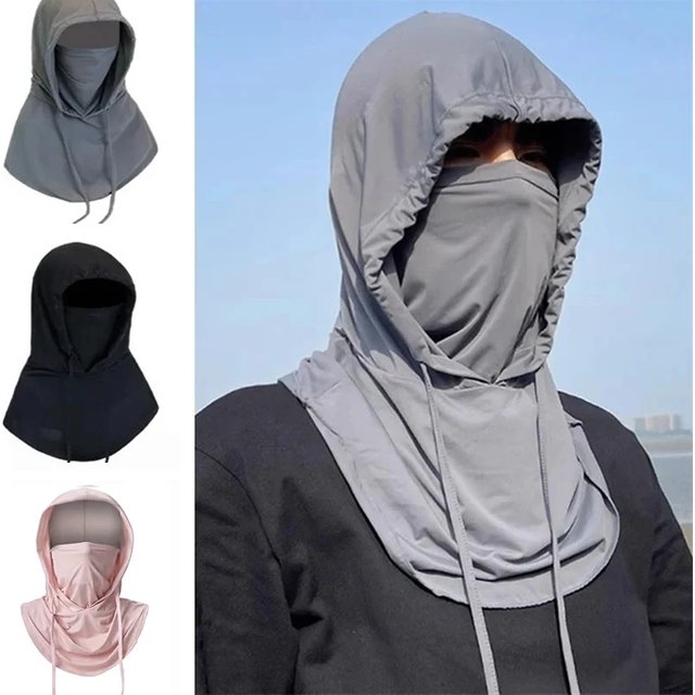 Summer Full Face Sun Protection Hat Face Mask Outdoor Hiking and Camping UV Protection Hat Neck Protection Hat